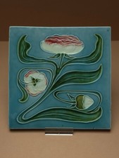 Antike jugendstil fliese - jugendstil,
