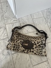Roberto Cavalli Handtasche Baguette Pochette bag braun animal vintage