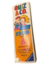 Ravensburger Quiz & Co. Quizspiel 1250 Fragen Allgemeinwissen Kinder 9-10 Jahre