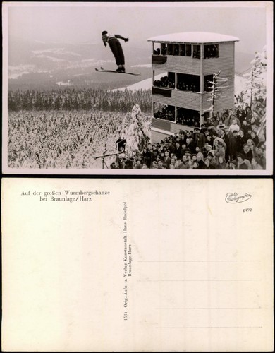 Ansichtskarte braunlage - ansichtskarte,