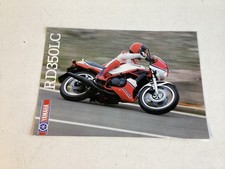 Yamaha Prospekt Brochure RD 350LC original 4-seitig 1984 schön rar !