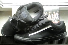 BK BRITISH KNIGHTS SNEAKER FREIZEIT CANVAS SCHNÜRSCHUHE BLACK SCHWARZ 46 NEU