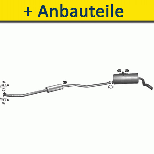 Auspuff auspuffanlage für - auspuff,