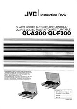 Bedienungsanleitung-Instruction Book für JVC QL-A200, QL-F300