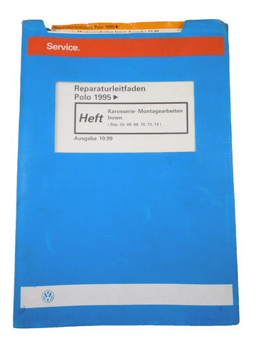 Reparaturleitfaden polo 6n - reparaturleitfaden,