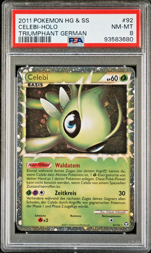 2011 pokemon psa celebi - 2011,