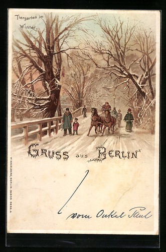 Winter-Lithographie