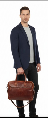 Hochwertige leder laptoptasche - hochwertige,