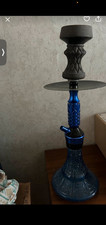 Blaue Shisha Wasserpfeife mit