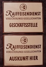 antik 2 Blechschilder