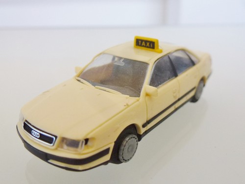 Rietze audi 100 taxi farbe - h0, taxi,