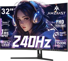 Amzfast 32 Zoll Curved Gaming