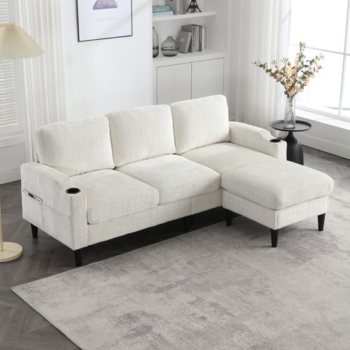 Elegantes sofa mit - mit, hocker