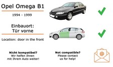 Lautsprecher Boxen vorne Crunch GTS für Opel Omega B1 2x Tief-Mitteltöner 2x Hoc