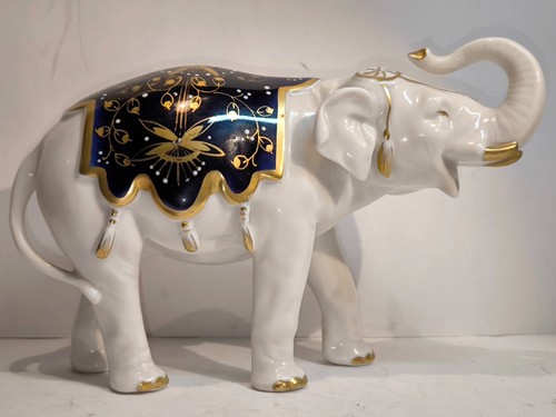 Porzellan elefant rudolf - porzellan,, elefant,