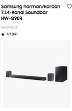Samsung harman/kardon 7.1.4-Kanal Soundbar HW-Q9OR Kabellose Subwoofer und Rears