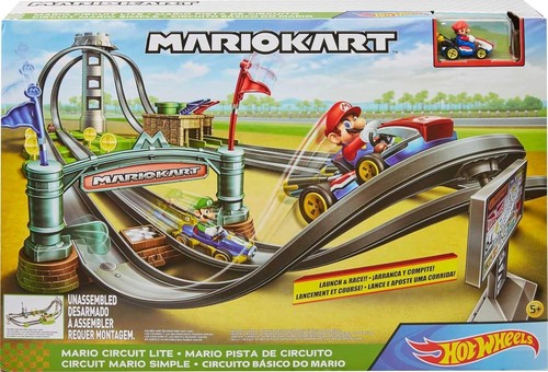 Hot wheels mario kart - wheels, rennbahn