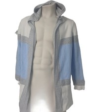 Street One offene Strickjacke Wickeljacke Mehrfarbig Gr. 38 Damen Kapuze Taschen