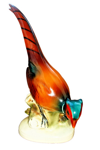 Keramik figur fasan - keramik, „fasan”
