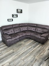 Sofa Couch Rundecke Ecksofa