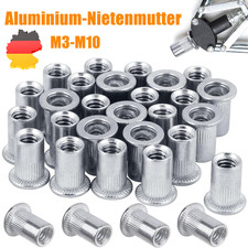 100-Stück Alu Nietmuttern
