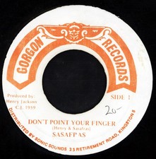 Lord Sassafrass - Don't Point Your Finger (7")