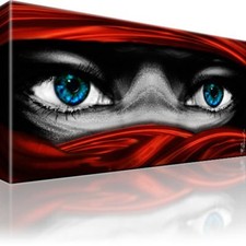 Tuareg Augen Orient Orient Bild Bilder Leinwand Wandbild Kunstdruck