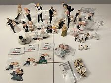 Konvolut Brautpaar Hochzeit Tischfigur Torten-Figur Deko Geldgeschenk basteln
