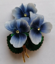 Grosse Brosche "Veilchen"