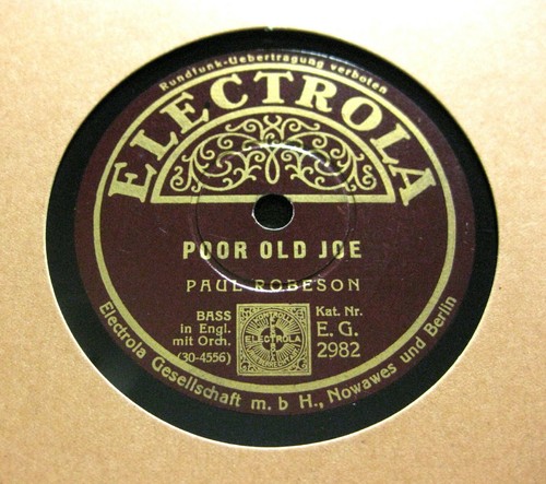 Paul robeson poor old - paul, /