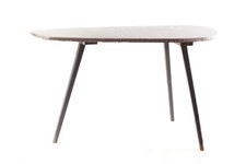 alter Blumenhocker Blumenbank Kult Design 60er Jahre Retro Nierentisch Tisch