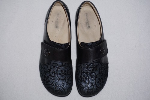 Helvesko slipper schwarz mit - slipper, schwarz,