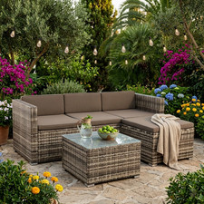 Rattan Lounge Sitzgruppe