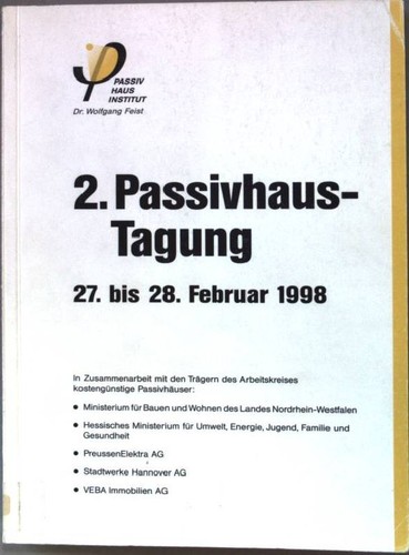 Passivhaus tagung 27 - passivhaus-tagung,