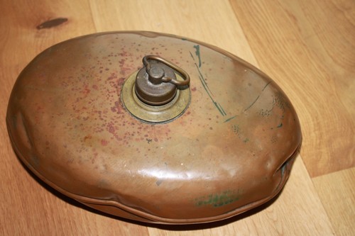 Antike alte wärmflasche - alte,