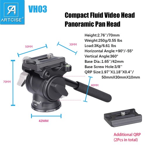 Stativ fluid videokopf - stativ,