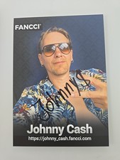 JOHNNY CASH AUTOGRAMM SIGNIERT
