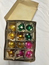 Alte Christbaumkugeln, Bunt