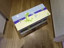 Schuhtruhe Spielzeugtruhe Aufbewahrungsbox Holz Sitzbank