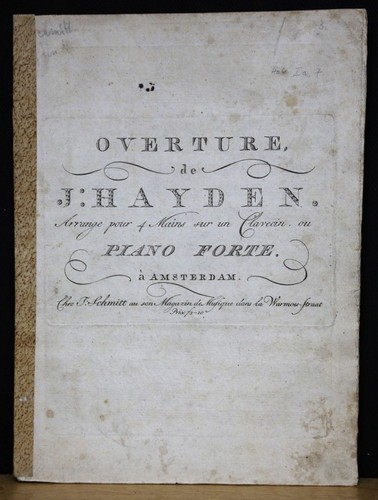 Haydn overture arrange pour - haydn:, overture.
