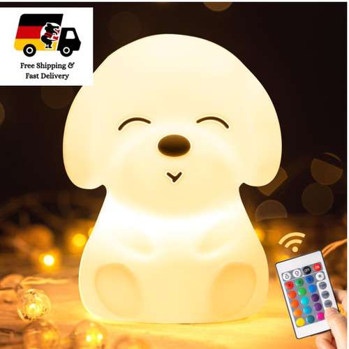 Hund nachtlicht kinder kawaii - nachtlicht,