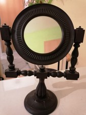 Antiker Schminkspiegel Spiegel- Holz 