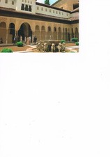 1 x AK color, Granada, "Lowenhof, Löwenbrunnen", Spanien, ungelaufen