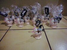 Gastgeschenke Hochzeit Tischkartenhalter Vogelpaar 11 Stück Mila in OVP 