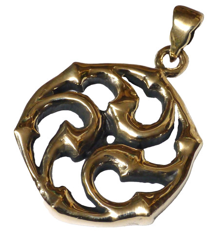 Bronze wikinger sonnenrad - wikinger,