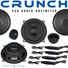 Crunch 13cm 160 Watt Flach Lautsprecher Set nur 4,2cm PKW Auto Boxen DSX-5.2E