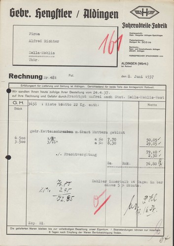Aldingen rechnung - aldingen,