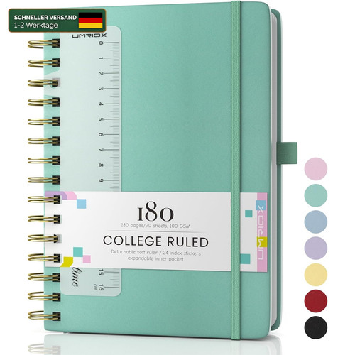Notizbuch liniert 180 - notizbuch,