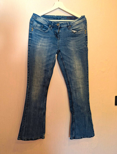 Blue motion damen jeans flared - motion,