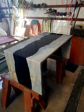 Stein Tisch Azul Macaubas 3 Cm Starke.  120x 60